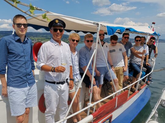 Gründungsmitglieder mit Admiral Xund